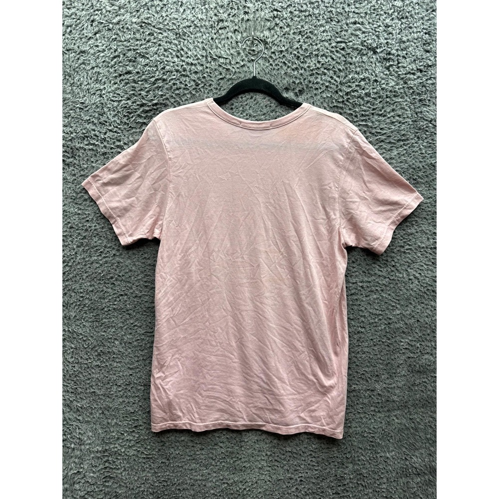 Rodarte J'aime Rodarte Logo Rhinestone Short Sleeve T-Shirt Pink Womens Size XL - Picture 2 of 12